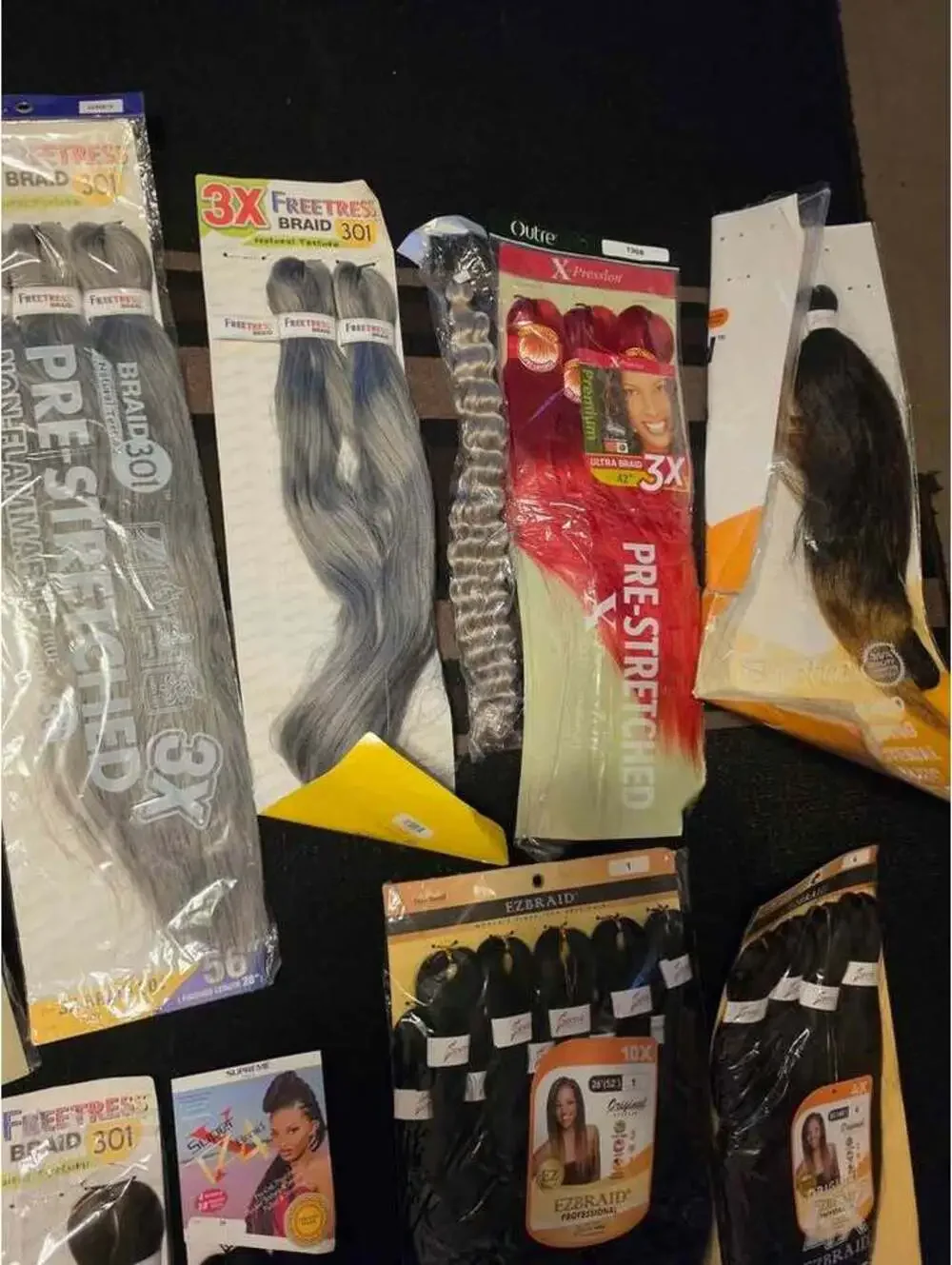 Assorted hair